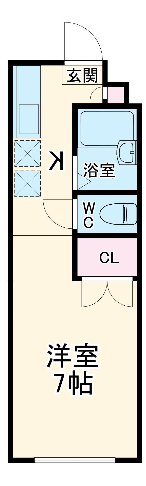 ベルメゾンの間取り