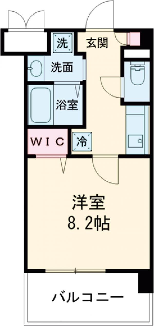 コンドミニオけやき・102号室の間取り