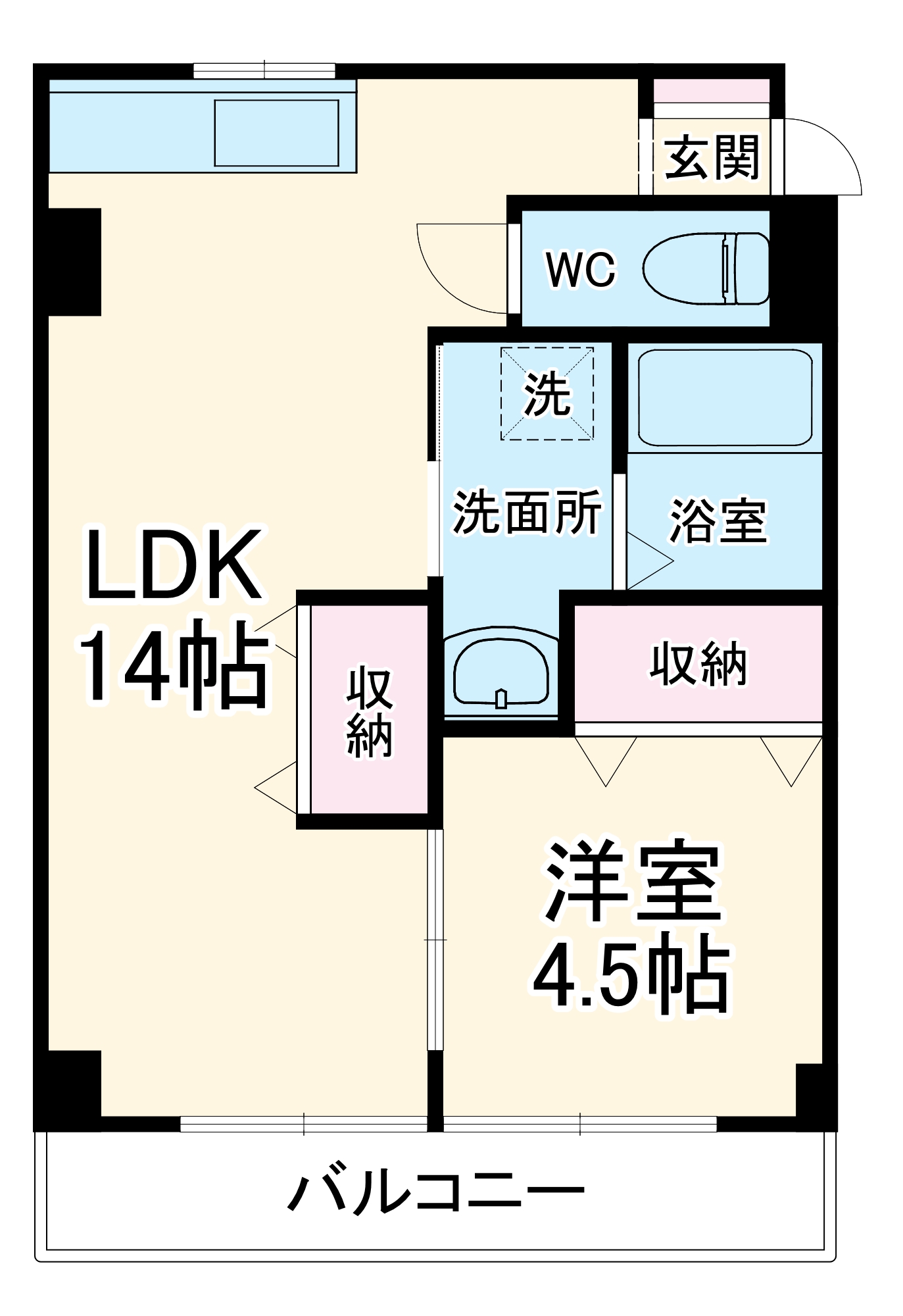 サンライズ市川の間取り