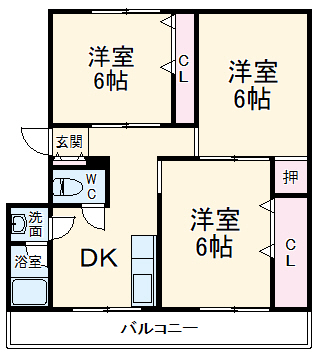 青葉マンションの間取り