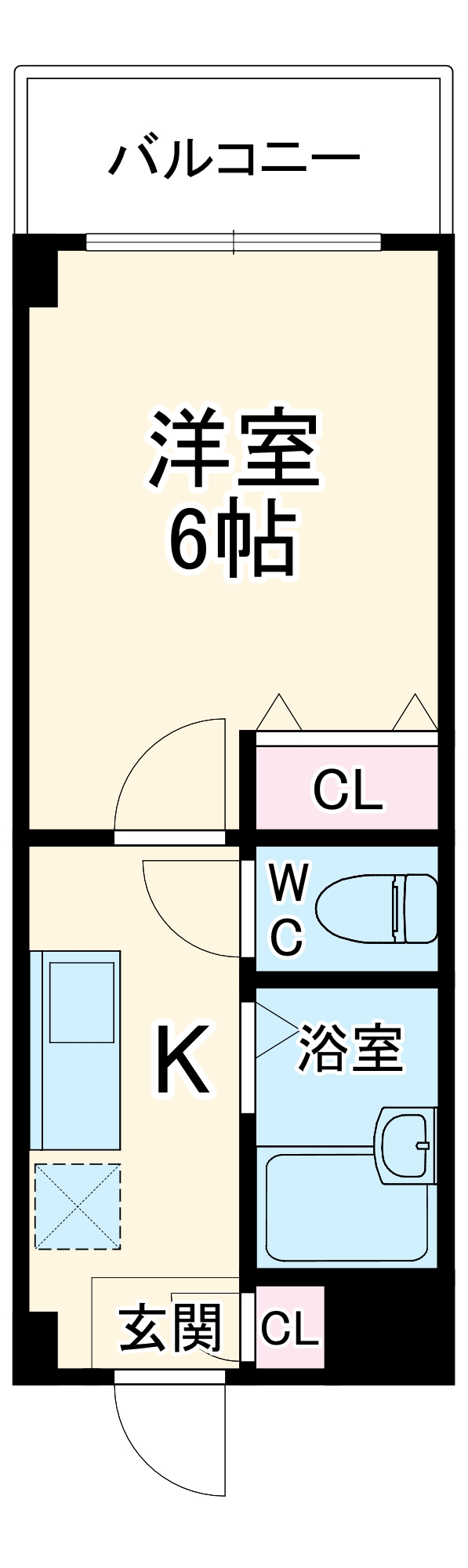 ル・ジャルダン・オオクラヤマBの間取り