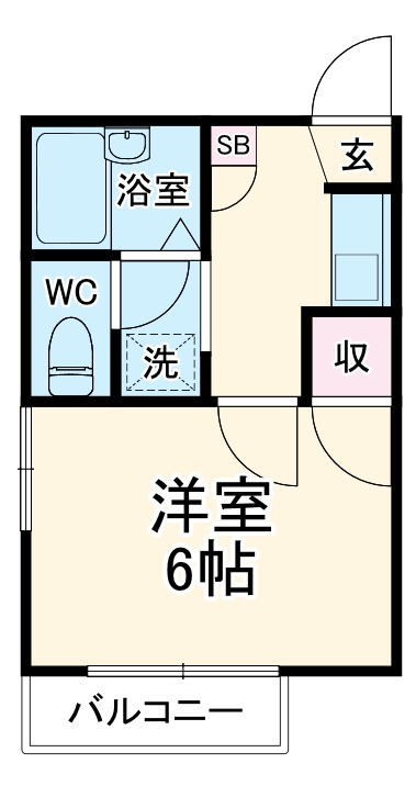 グレース市川(新田)の間取り
