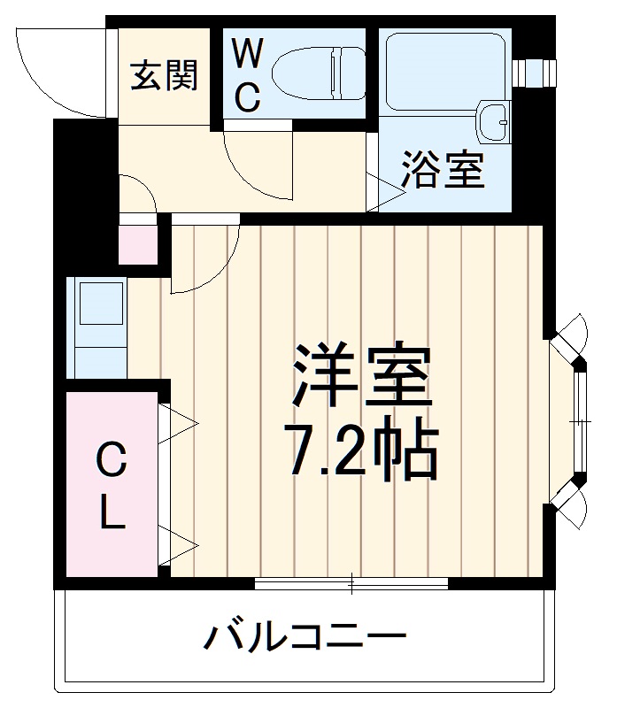 フラットA市川第一の間取り