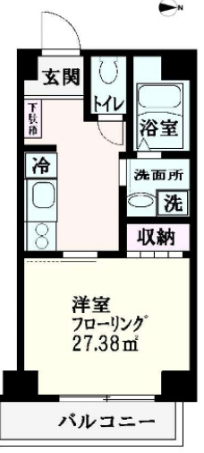 リバーシティハイツOkadaの間取り