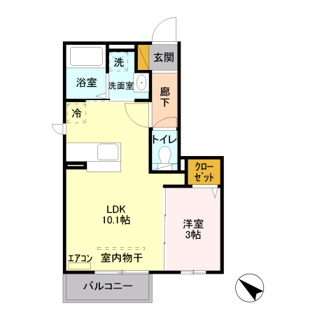 エアロドリームの間取り