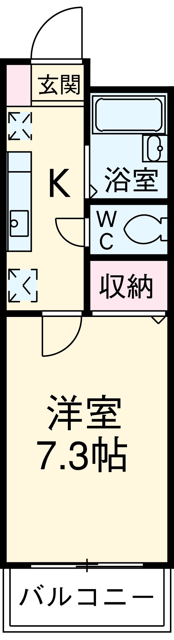 ティアイ四つ谷の間取り