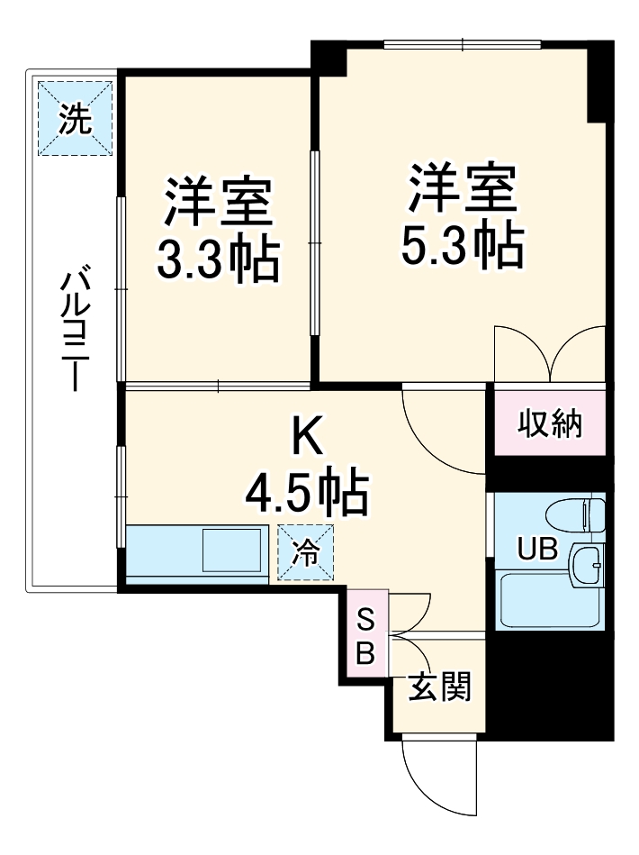 ユートピアマンションの間取り