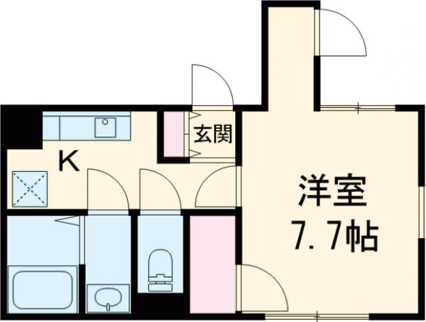 青戸の完工年月(2013年7月)築の賃貸マンションの間取り