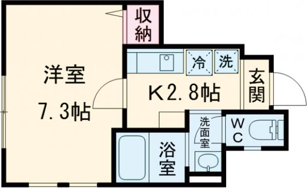 シャルム桜上水の間取り