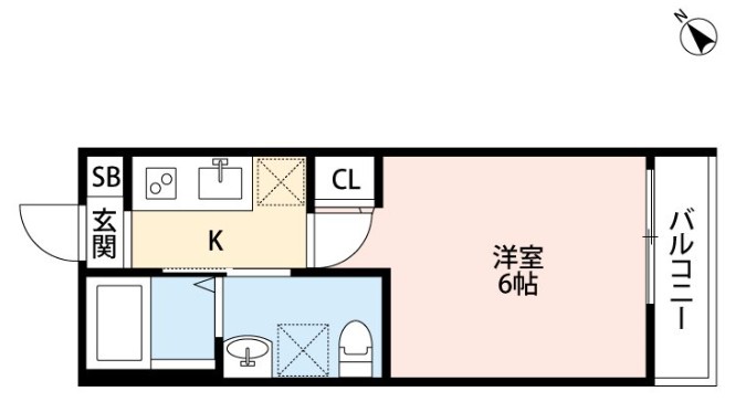 シャルム赤塚の間取り