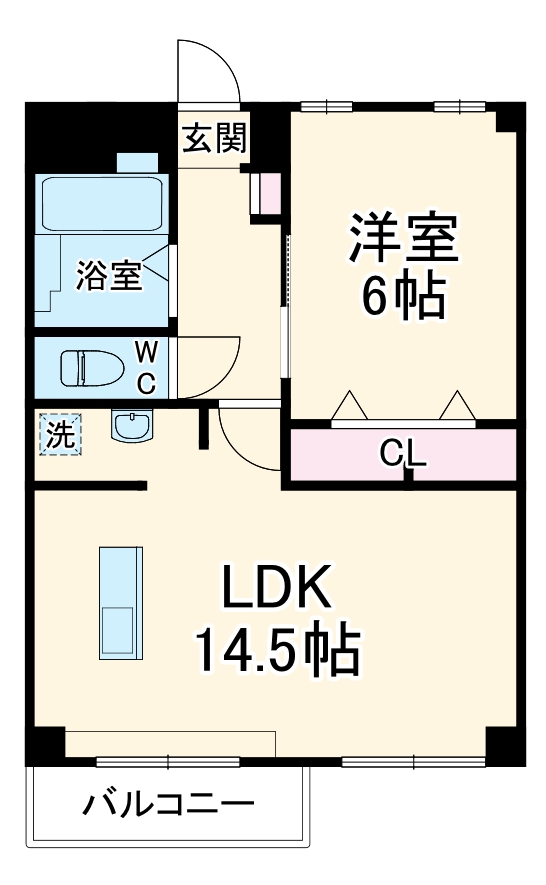 平和第2マンションの間取り
