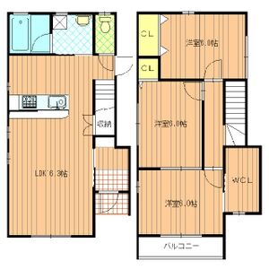 富が丘柴田借家の間取り