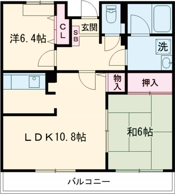 東立石の完工年月(1999年1月)築の賃貸マンションの間取り