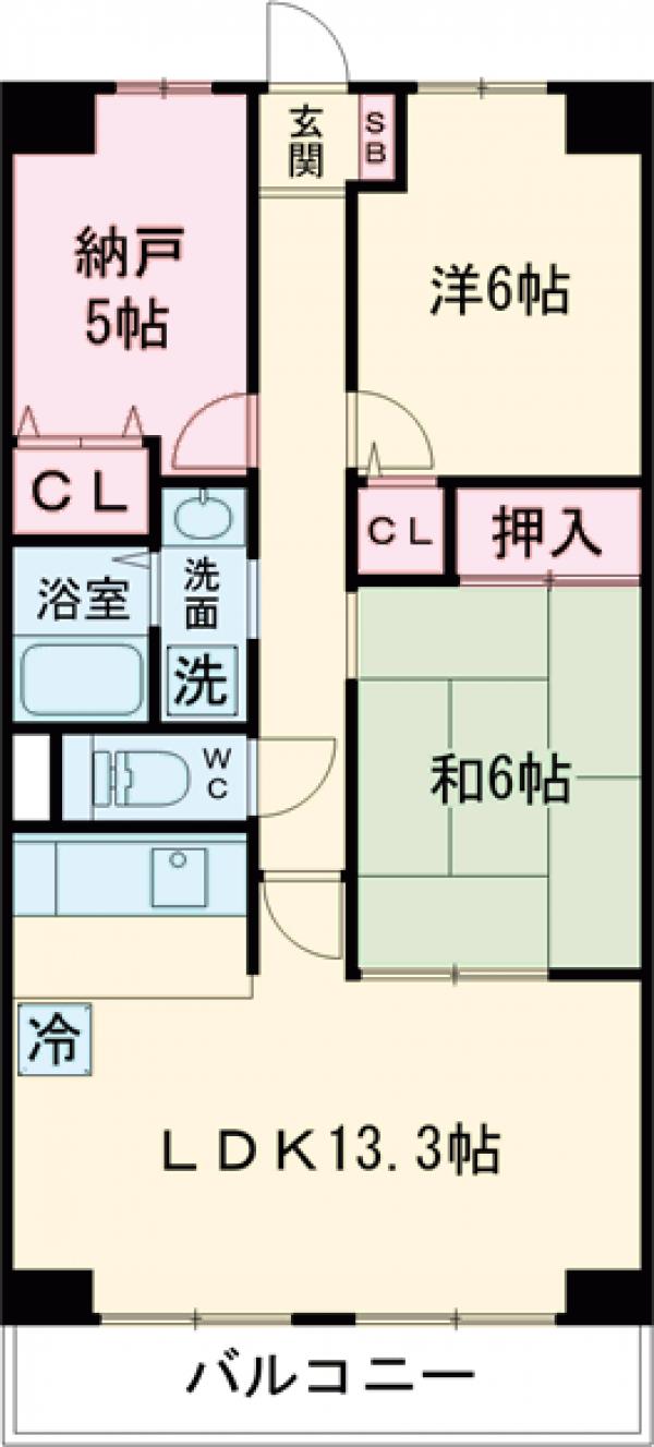 アージュリブレ東四つ木の間取り