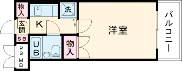 日神パレス桜上水の間取り