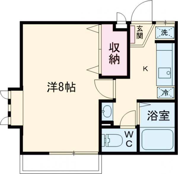 クォーレKMの間取り