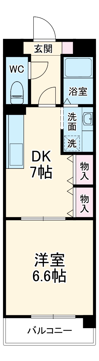 メゾン砂田橋の間取り