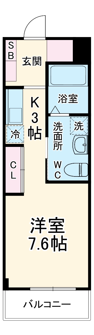 アークK B館の間取り