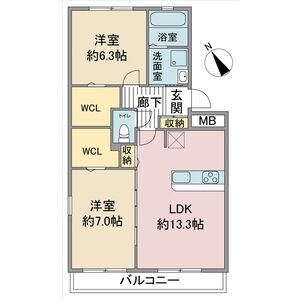 ラピス本郷の間取り
