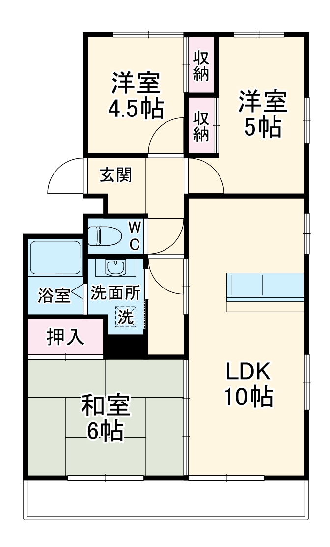エータイマンションの間取り
