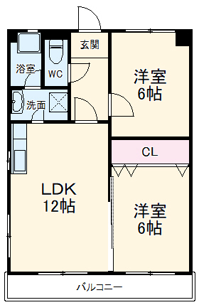 メゾン山の神の間取り