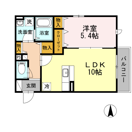 ハイムクライスⅡの間取り