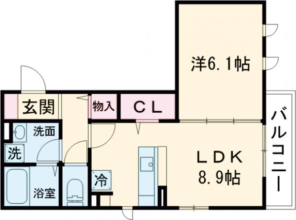 ハイムクライスⅡ・301号室の間取り
