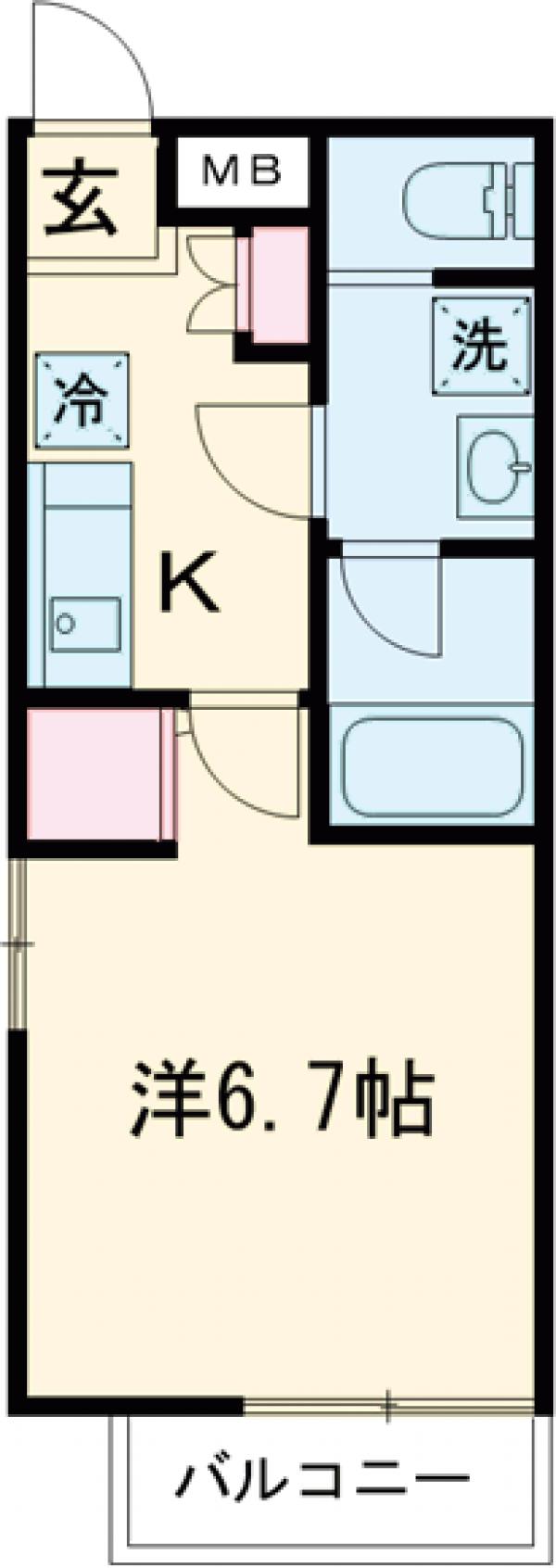 リライア烏山の間取り