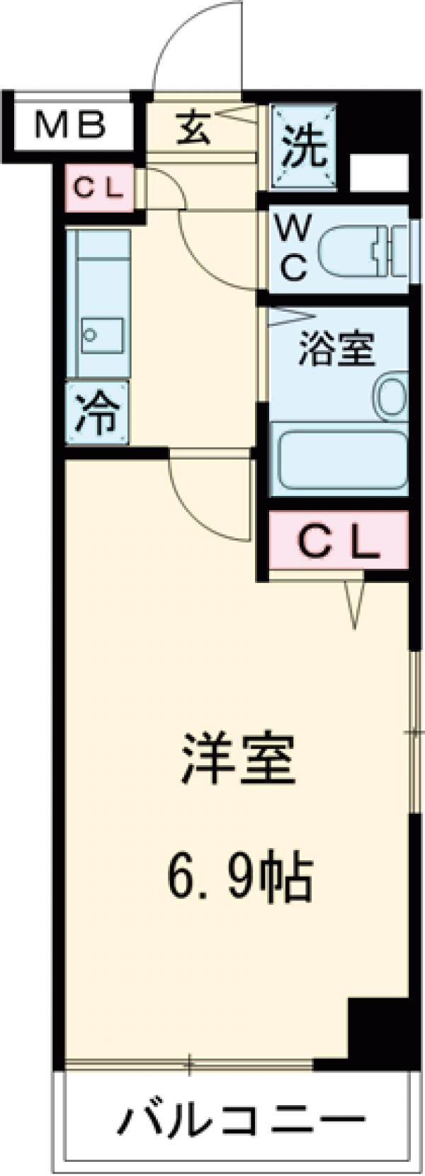 ジェネラルアパートメント常盤台の間取り