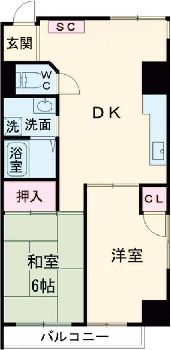 アネックス調布の間取り