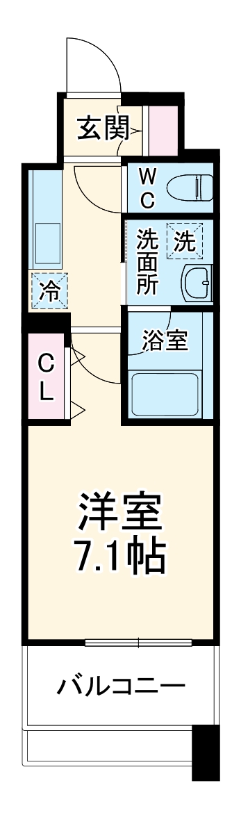 カンピオーネ御器所通の間取り