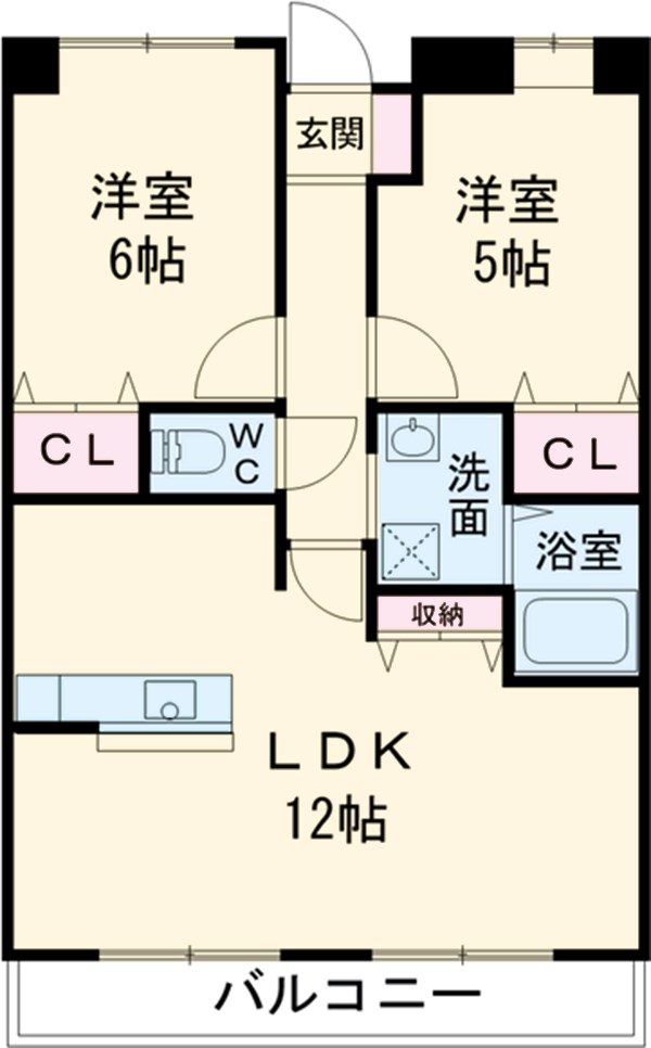 プライム伸和の間取り