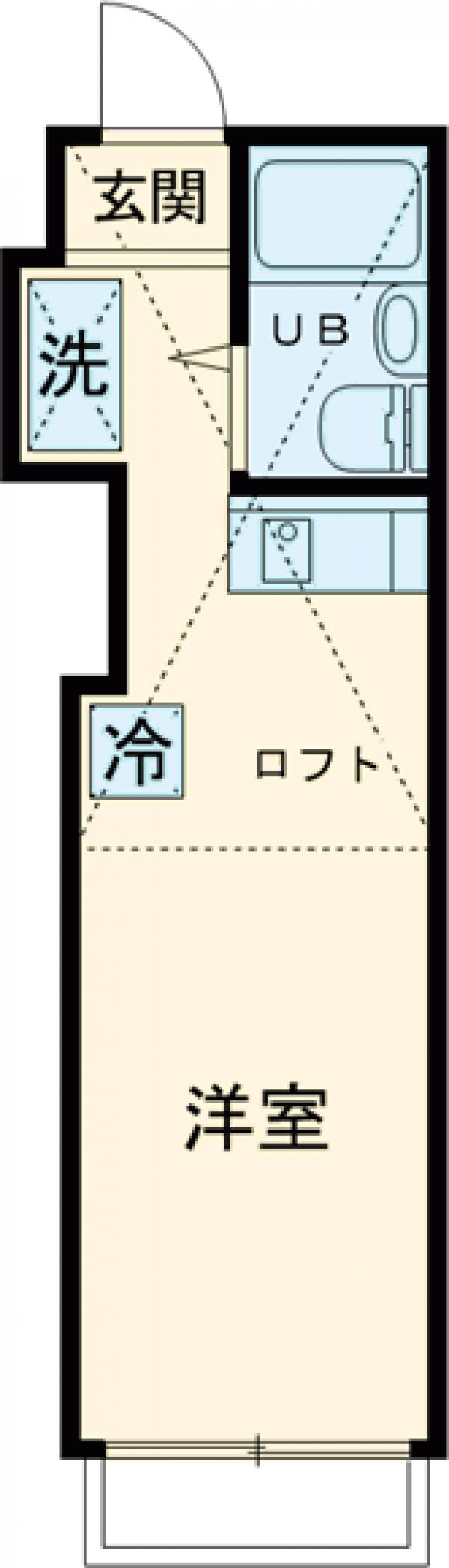 ウィル東府中1の間取り