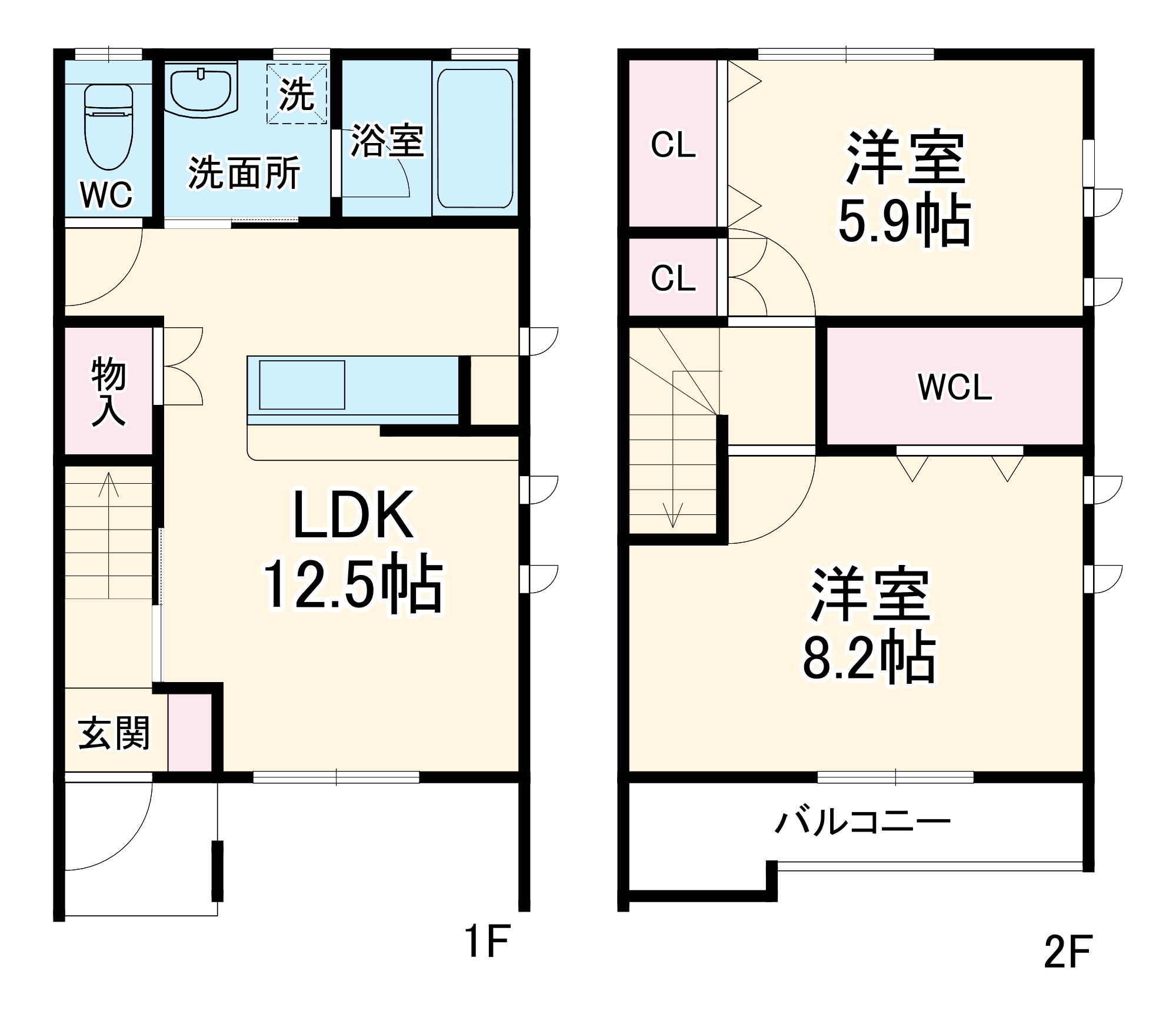 アプトルーナ本郷の間取り