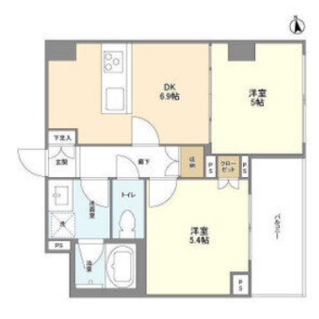 グランデールG.H.の間取り