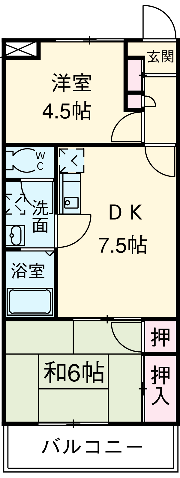 三高・サンプラザの間取り