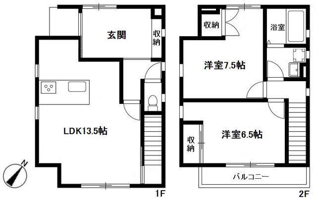 ミューカフ・サウスの間取り
