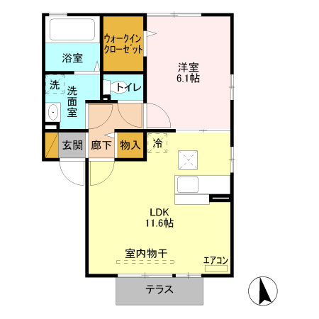 ピュアマインドＥの間取り