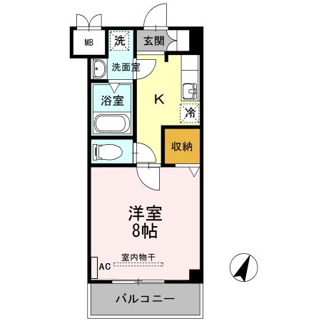 サニーコート・Kの間取り