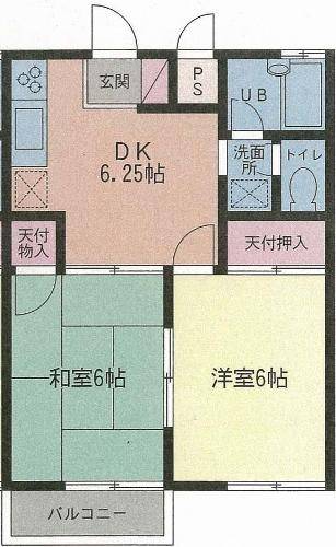 ポレスターAの間取り