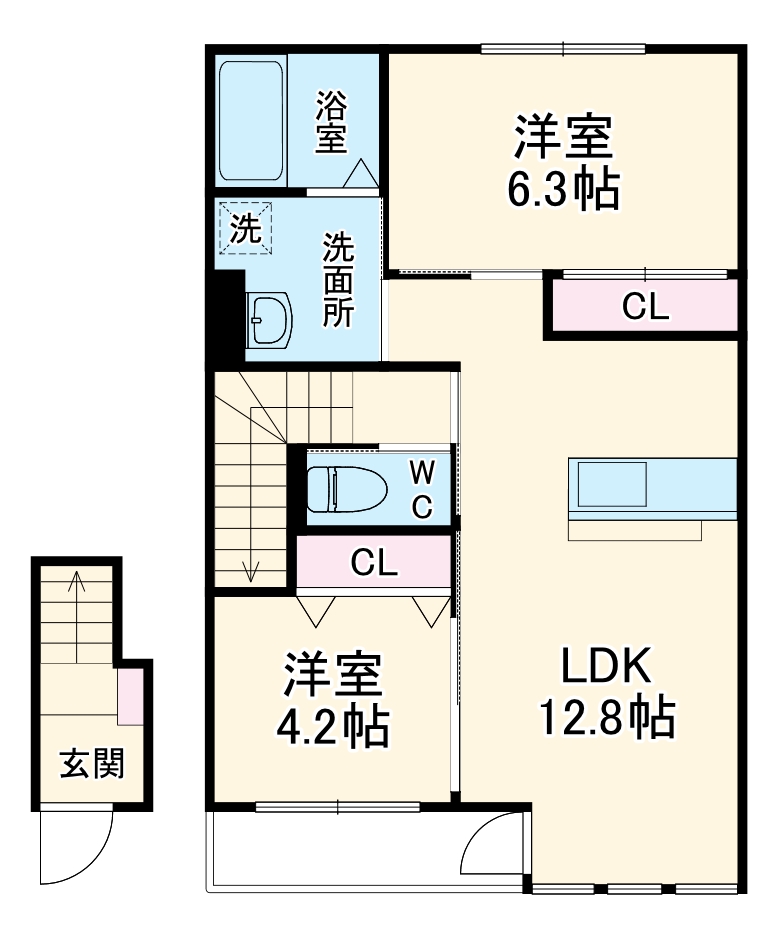 セーフティーハイツの間取り