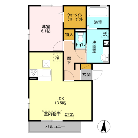 リビングシティⅡの間取り