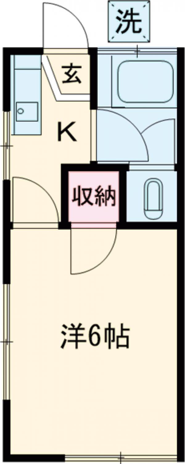 ハウス陽向の間取り