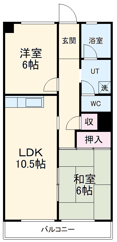 グリーンサイドヨシタカBの間取り