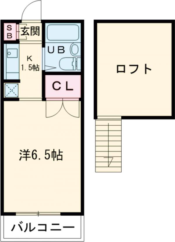 佐保田ガーデンハイツＮＯ５・210号室の間取り