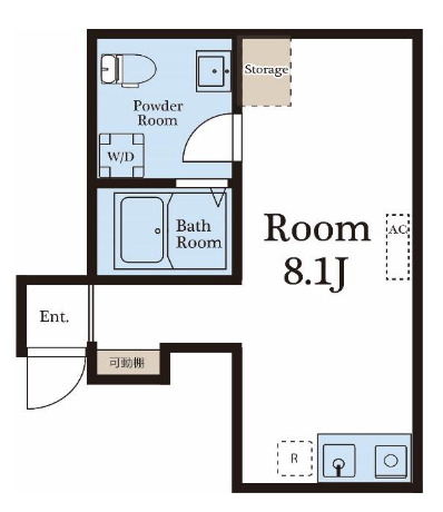 ベルディグリ堀切菖蒲園の間取り