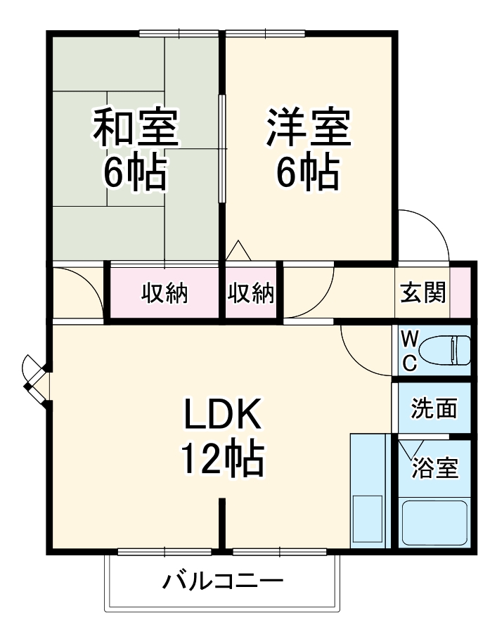 カサフェリスの間取り