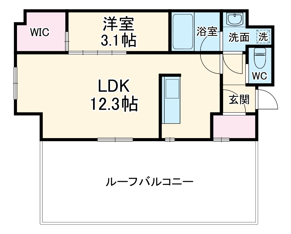 Clarity星ヶ丘の間取り