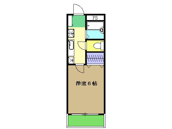 第Ⅱメゾン谷端の間取り