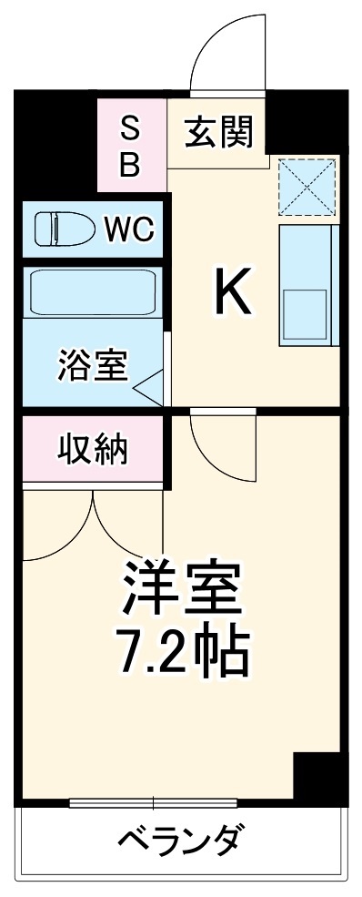 ドミール北一社の間取り